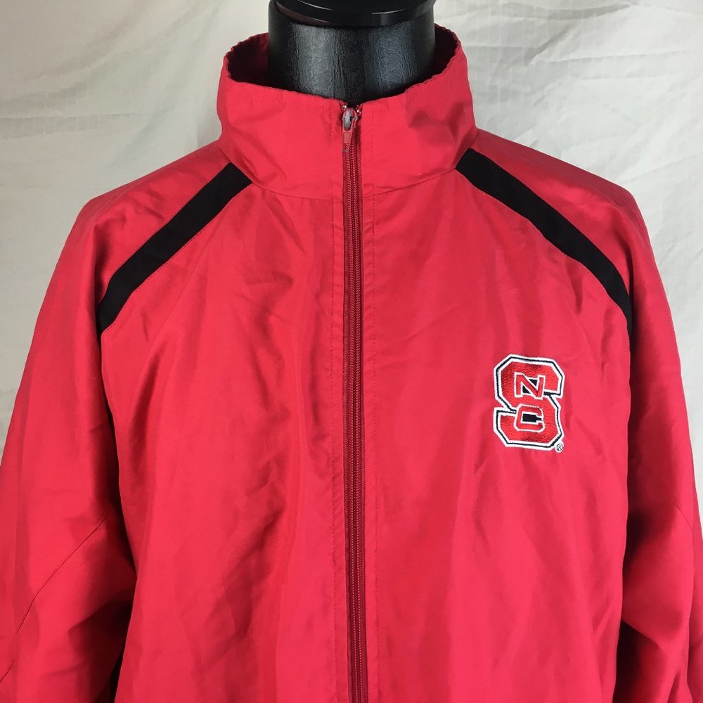 NC State Wolfpack Red Windbreaker Jacket